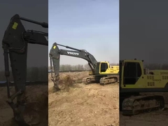 Volvo EC460LC Использованные экскаваторы с ползучей ручкой 2 м3 Вместимость ведра 245 кВт Номинальная мощность